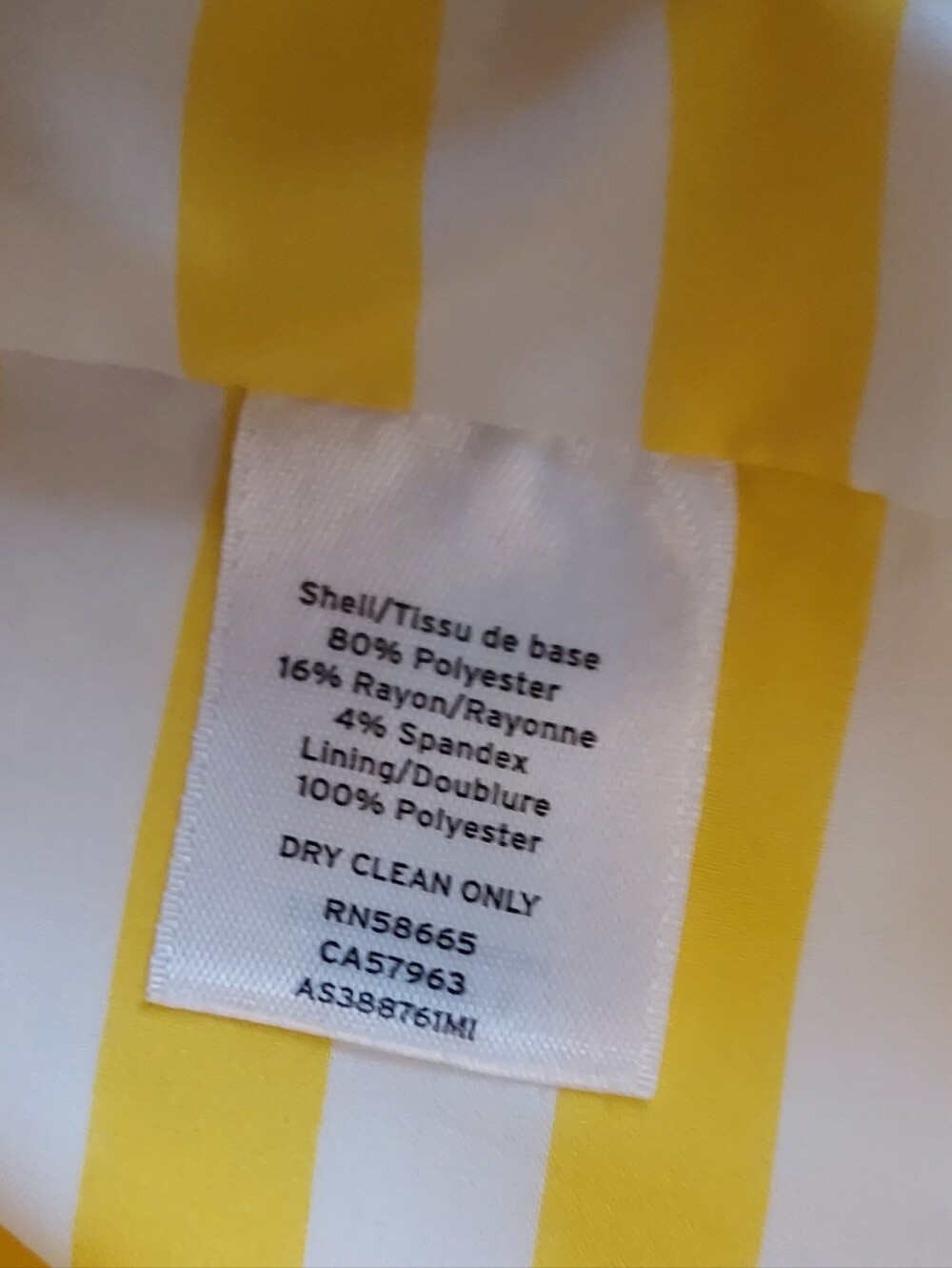 1901 Nordstrom Yellow Double Breasted Peacoat Jacket Size Medium - Picture 11 of 13